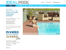 Tablet Screenshot of idealpool.be